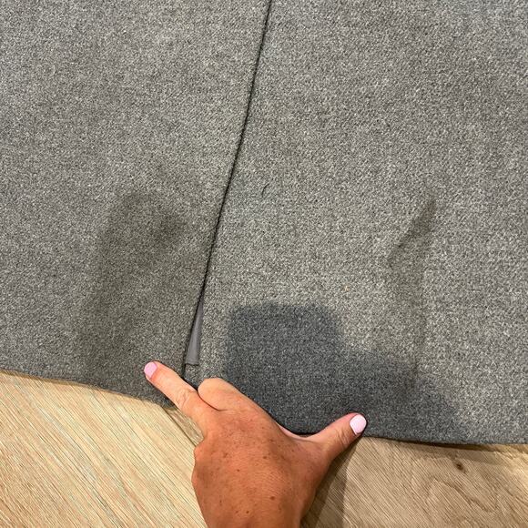 H&M Women's Double-Breasted Coat Size XS In Gray - Picture 8 of 13